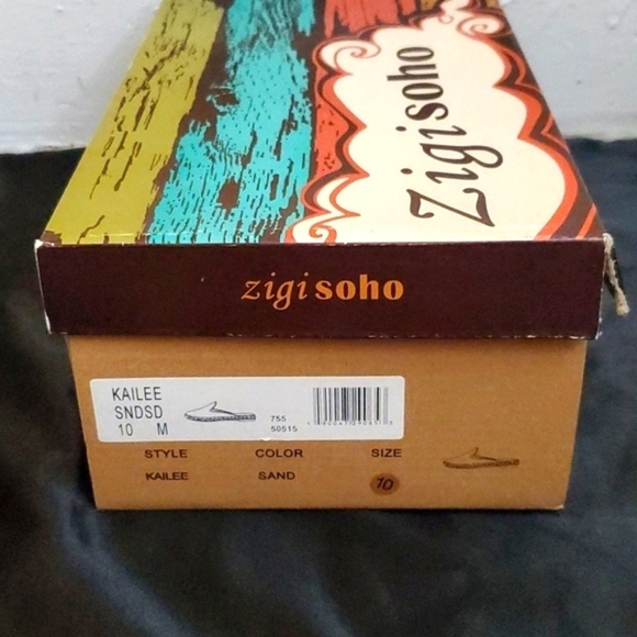 Zigi Soho Women's Kailee Espadrille Mules Size 10, Sand Color - Picture 4 of 6